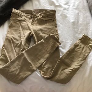 Metallic Washed Current Elliot  Skinny Jeans